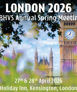 BHVS Meeting, 27th & 28th April 2026 Member
